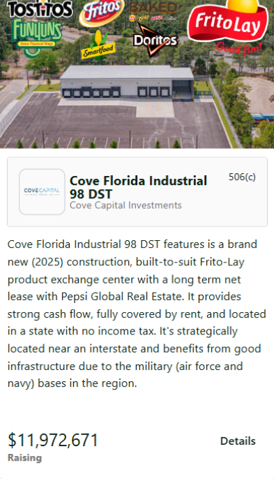 Cove Florida Industrial 98 DST