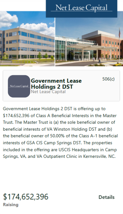 Government Lease Holdings 2 DST